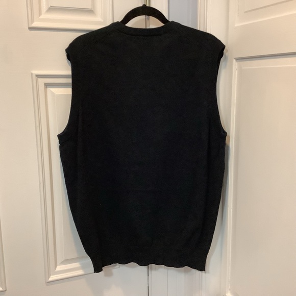 Chaps Black Knit Vest - Picture 2 of 6